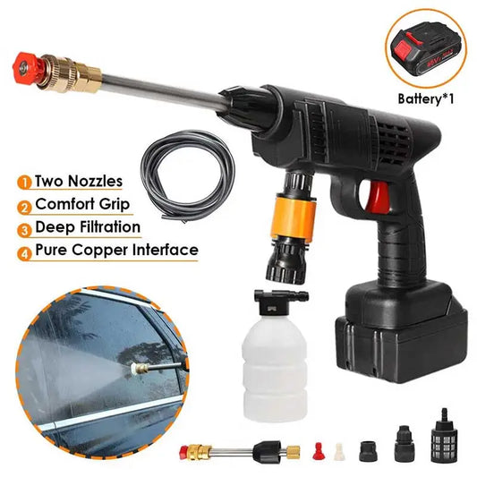 Wireless High Pressure Washer Gun | Wash Everything