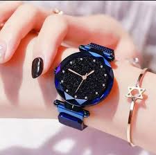 Stylish Magnet Watch for Girls with Bracelet in gift box