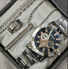 business steel straps round dial wrist watches hand watch-silver watch- men watches-watch